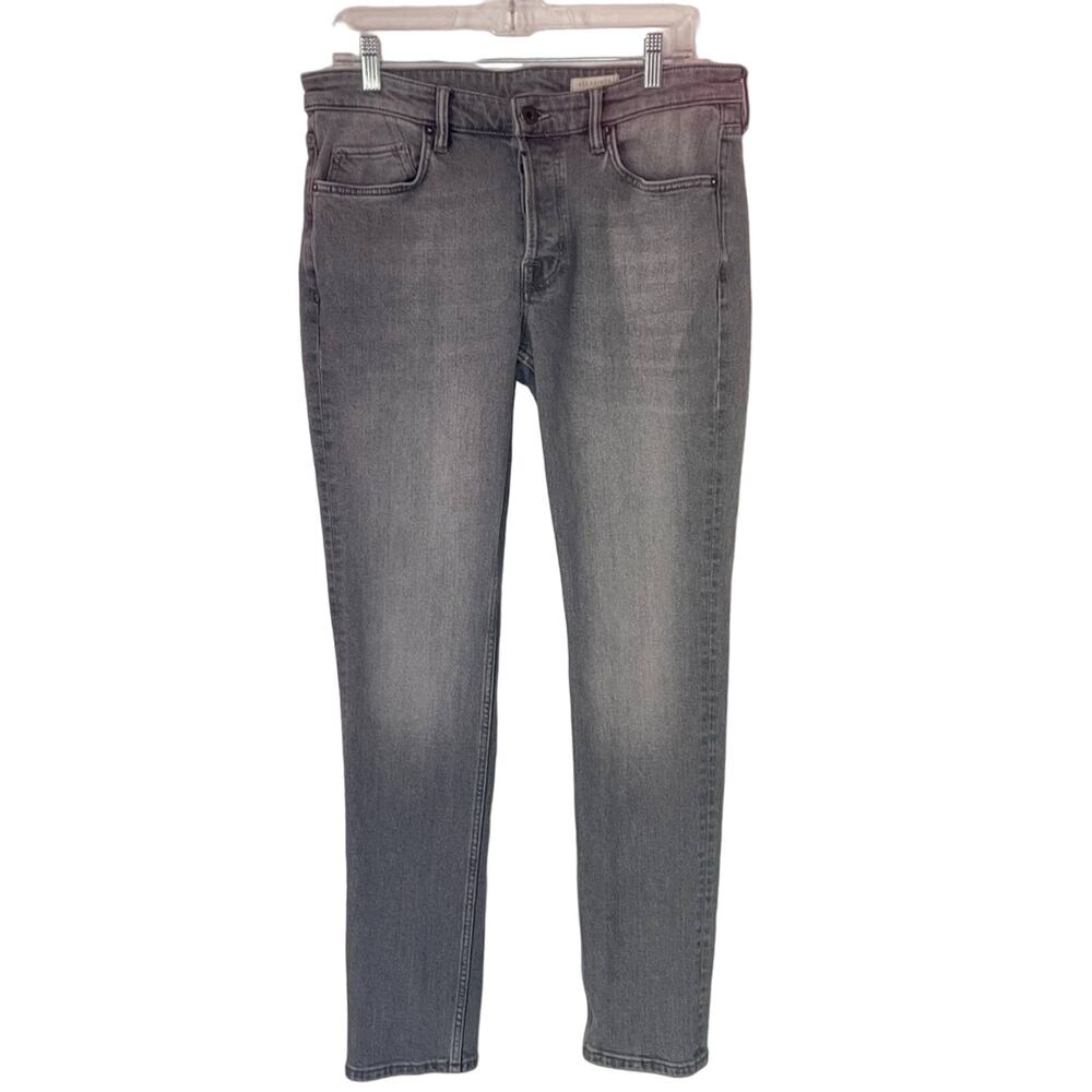 Allsaints Rex Slim Fit Black Jeans 32 Mens